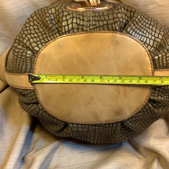 Fossil leather draw-string bucket shoulder bag - Picture 9 of 15